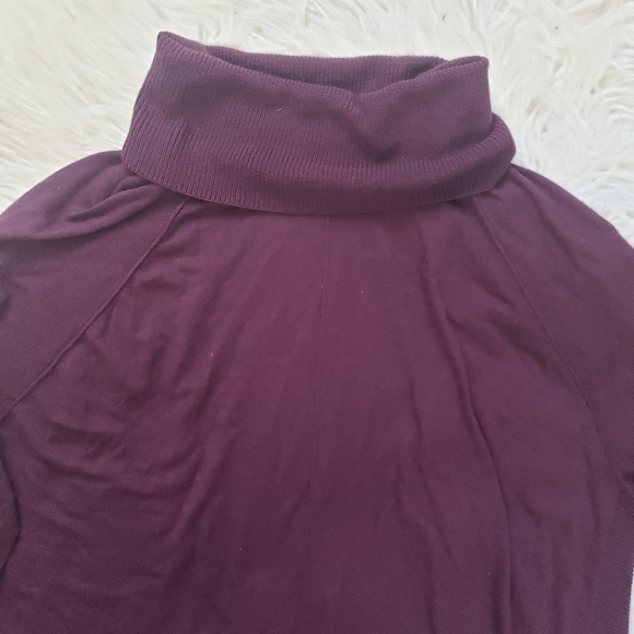 NEW Caslon Turtleneck Tunic Maroon Sweater - Picture 3 of 8